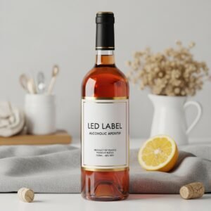 led label (alcoholic aperitif)